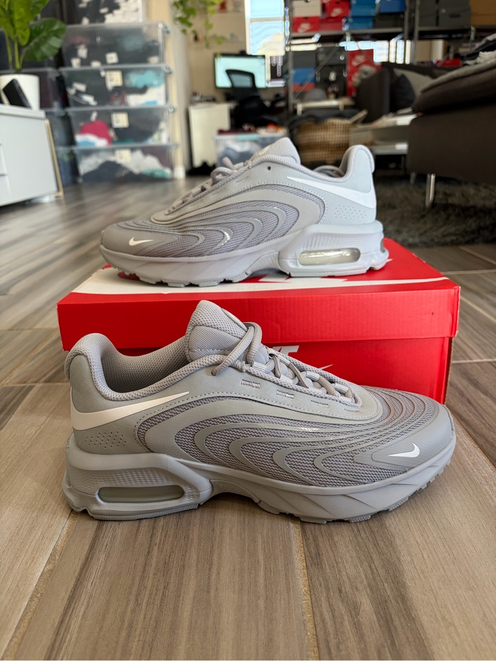 Men's New Nike Air Max Fire Shoes Sneaker - Wolf Grey IO4510-008